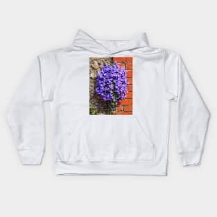 Purple Aubrieta Kids Hoodie